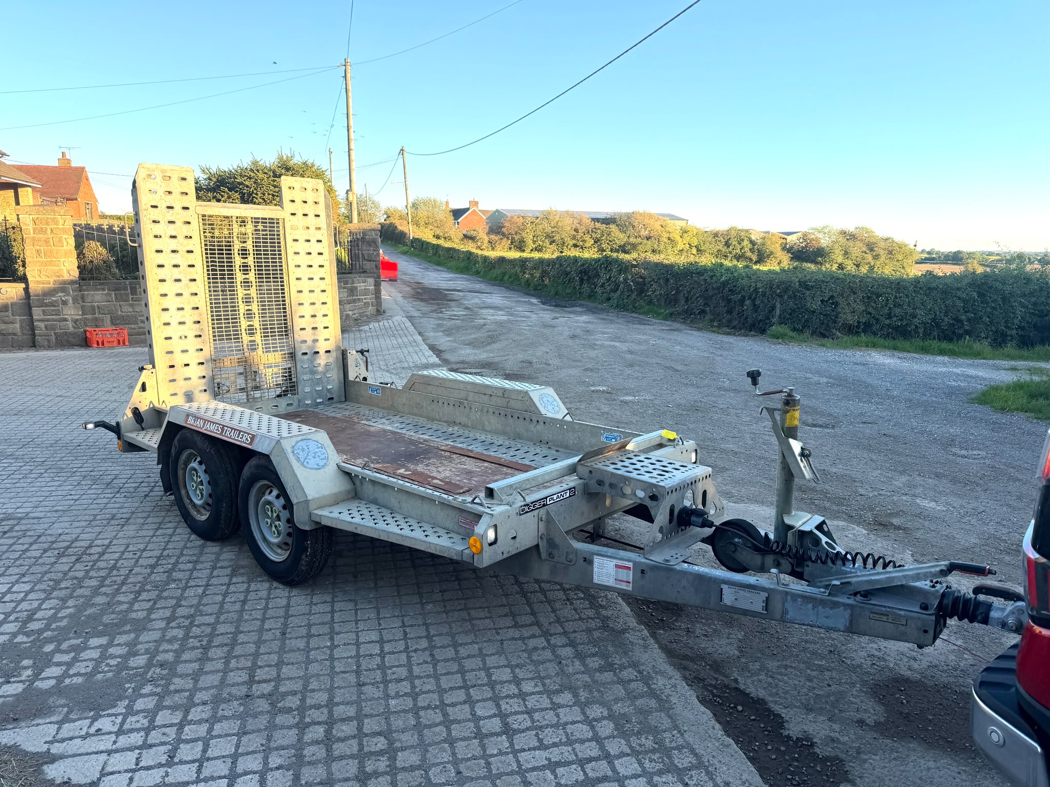 2019 2019 BRAIN JAMES TRAILER 2.7 TON DIGGER PLANT 2 TWIN AXLE PLANT TRAILER for sale in Pilsley, Chesterfield