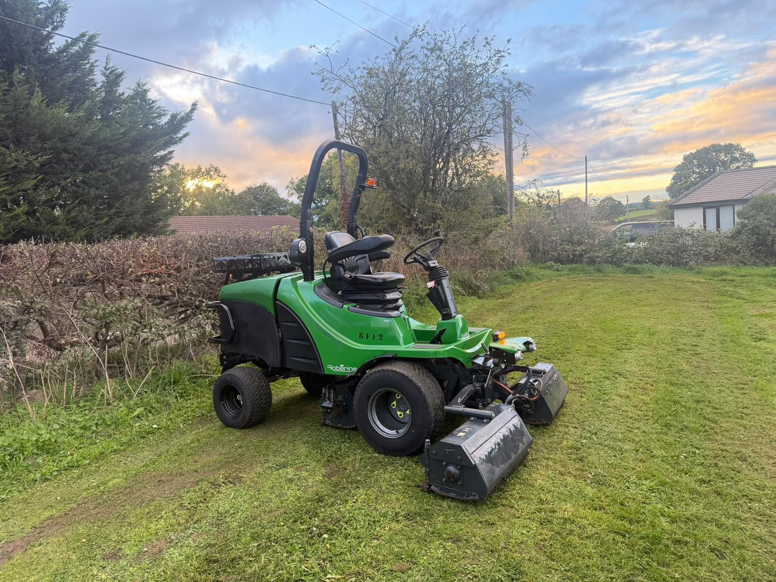 2021 JOHN DEERE ROBERINE F3 4WD 3 GANG RIDE ON FLAIL MOWER #3